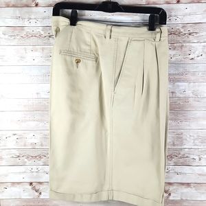 Eddie Bauer, Women's khaki shorts, great condition. No stains, cuffs, Sz 18.